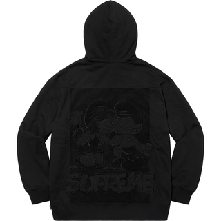 シュプリーム(Supreme)の【 Black M 】Smurfs Hooded Sweatshirt(パーカー)