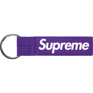 シュプリーム(Supreme)の【 Purple 】 Supreme Webbing Keychain(その他)