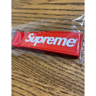 シュプリーム(Supreme)の20fw 新品 赤 supreme webbing keychain(キーホルダー)