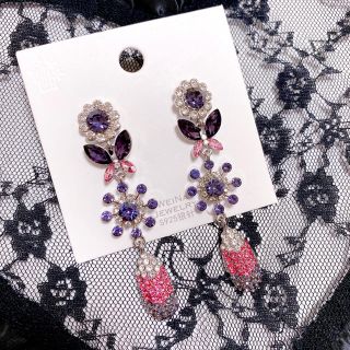 クリスタルドロップ♡アクセサリー♡ピアス♡韓国ファッション♡A77(ピアス)