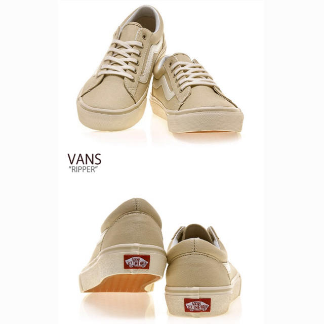 VANS(ヴァンズ)の新品  VANS  オールドスクール　スニーカー　スリッポン　ベージュ レディースの靴/シューズ(スニーカー)の商品写真