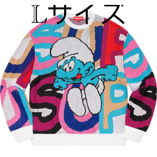 Supreme®　/ Smurfs™ Sweater white Lトップス
