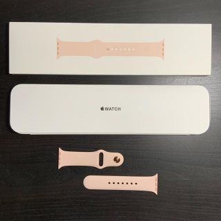 アップルウォッチ(Apple Watch)のKira 様専用　applewatch スポーツバンド ピンク(ラバーベルト)