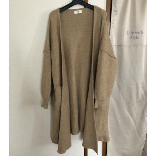 ビームス(BEAMS)のbeams☆ニットガウンコート(ロングコート)