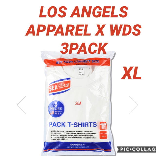 Wind and sea 3pack tee los angels