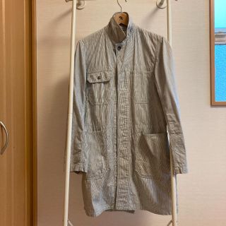 エンジニアードガーメンツ(Engineered Garments)のENGINEERED GARMENTS ヒッコリーストライプ ネペンテス S(ステンカラーコート)