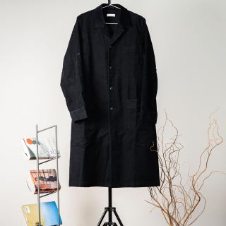 ファセッタズム(FACETASM)のFACETASM14AW コーデュロイショップロングコートジャケット ブラック (テーラードジャケット)