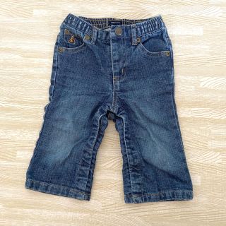 ベビーギャップ(babyGAP)のbaby Gap くま デニムパンツ 70(パンツ)