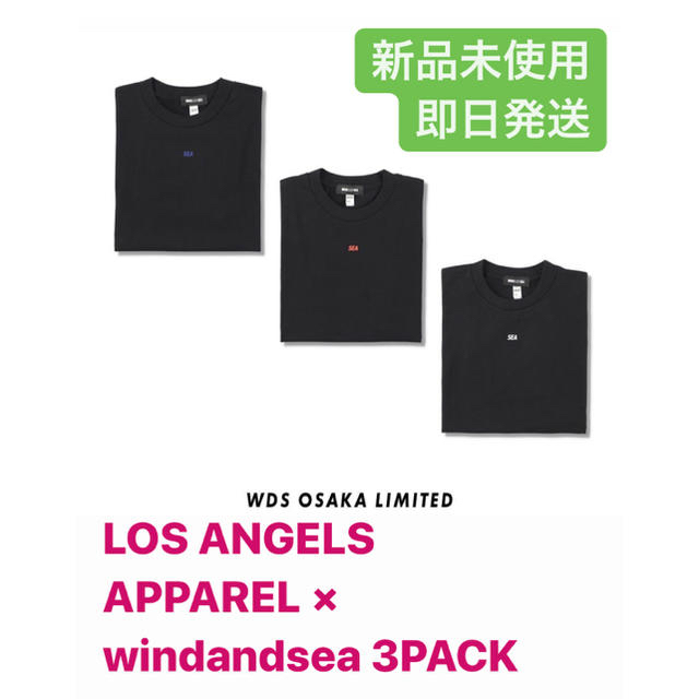 LOS ANGELS APPAREL × windandsea 3PACK