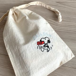 ピーナッツ(PEANUTS)のスヌーピー　PEANUTS 巾着袋(ランチボックス巾着)