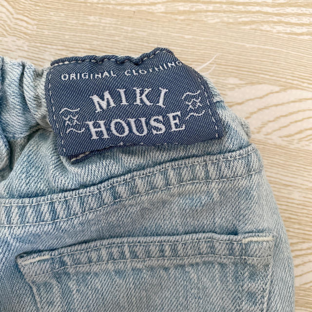 mikihouse(ミキハウス)のミキハウス デニムパンツ 80 キッズ/ベビー/マタニティのベビー服(~85cm)(パンツ)の商品写真