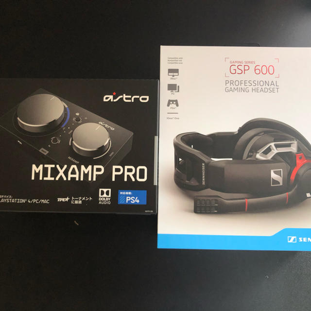 SENNHEISER GSP 600とastro mixamp pro tr