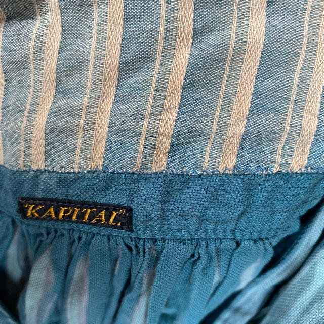 KAPITAL(キャピタル)のキャピタル チュニック インディゴ 刺し子 愛染 ボロ boro レディースのトップス(チュニック)の商品写真