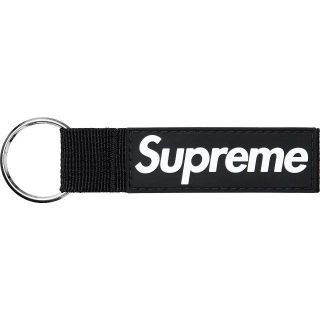 シュプリーム(Supreme)の【 Black 】 Supreme Webbing Keychain(その他)