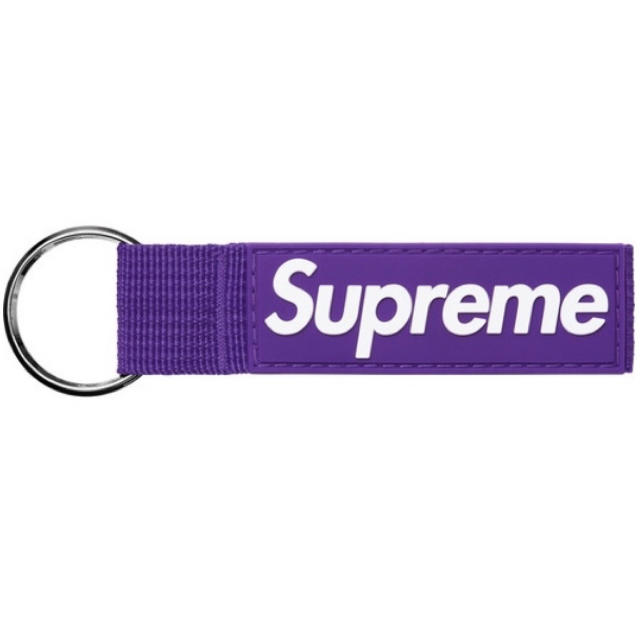 Supreme(シュプリーム)のSupreme Webbing Keychain 20aw Purple 紫 メンズのファッション小物(キーホルダー)の商品写真