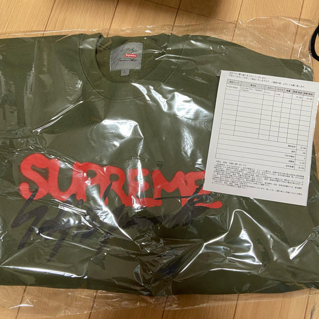 Supreme(シュプリーム)の【Lサイズ】Supreme × Yohji Yamamoto Crewneck メンズのトップス(スウェット)の商品写真