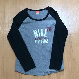 ナイキ(NIKE)のNIKE M ロンT グレー(Tシャツ(長袖/七分))