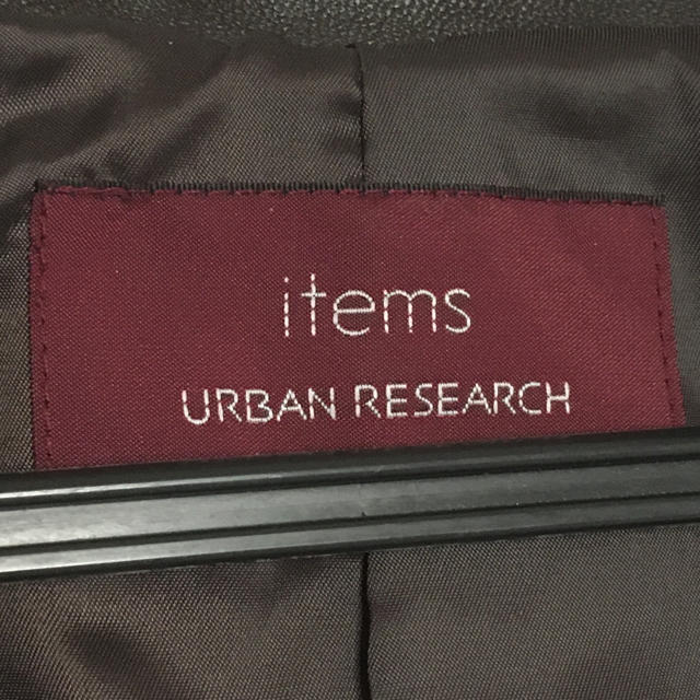 URBAN RESEARCH(アーバンリサーチ)の 【URBAN RESEARCH items】本革（羊革）ライダースジャケット レディースのジャケット/アウター(ライダースジャケット)の商品写真