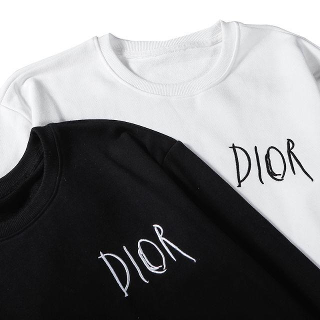 Christian Dior - 二枚9800円ディオールDiorロゴ 刺繍 トレーナー長袖在庫あり615の通販 by やちくさおり's