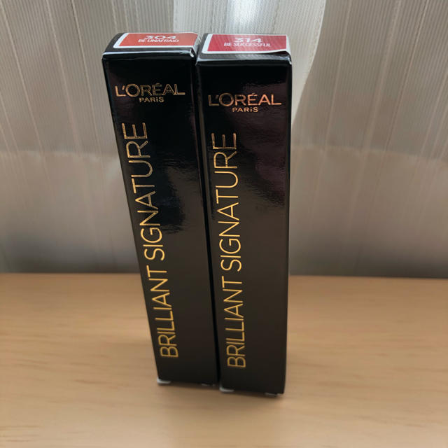 L'Oreal Paris(ロレアルパリ)のロレアル　口紅　ブリリアントシグネチャー　2本セット コスメ/美容のベースメイク/化粧品(口紅)の商品写真