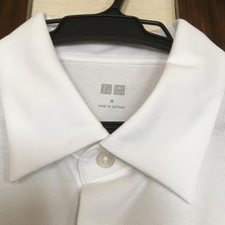 ユニクロ(UNIQLO)のユニクロエアリズムフルオープンシャツ(ポロシャツ)