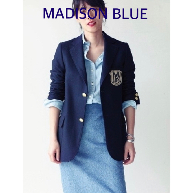 【MADISON BLUE】ツイードブレザー&メッセージシャツ 2点セット