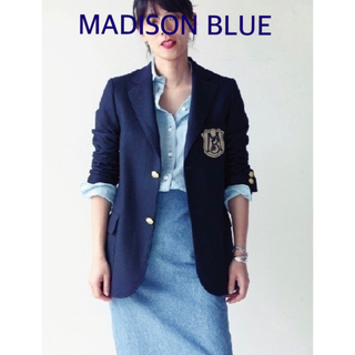 マディソンブルー(MADISONBLUE)の【MADISON BLUE】ツイードブレザー&メッセージシャツ 2点セット(テーラードジャケット)