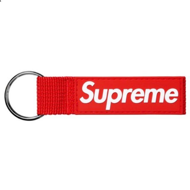 Supreme(シュプリーム)の【赤】Supreme  Webbing Keychain    メンズのファッション小物(キーホルダー)の商品写真