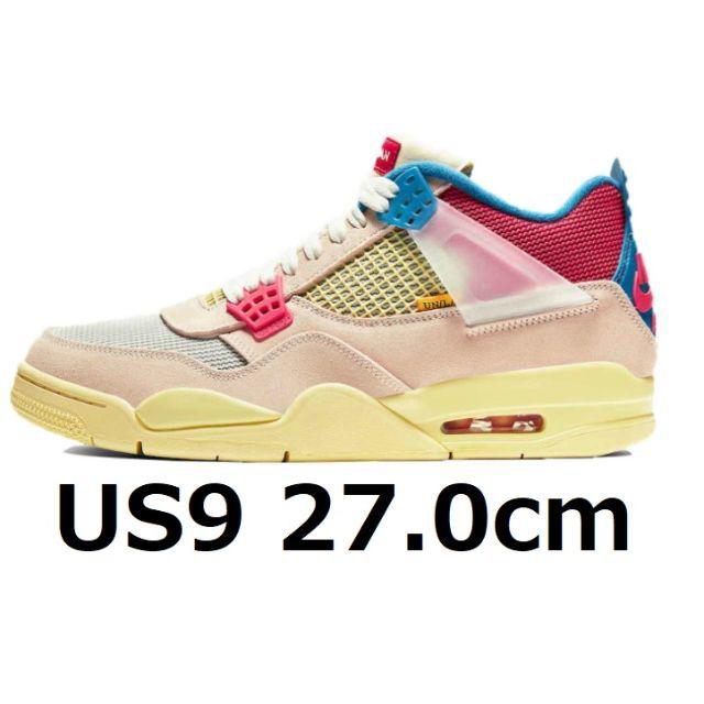 NIKE UNION AIR JORDAN4 GUAVA ICE 27.0cm