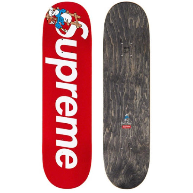 Supreme®/Smurfs™ Skateboard 赤 レッド Red