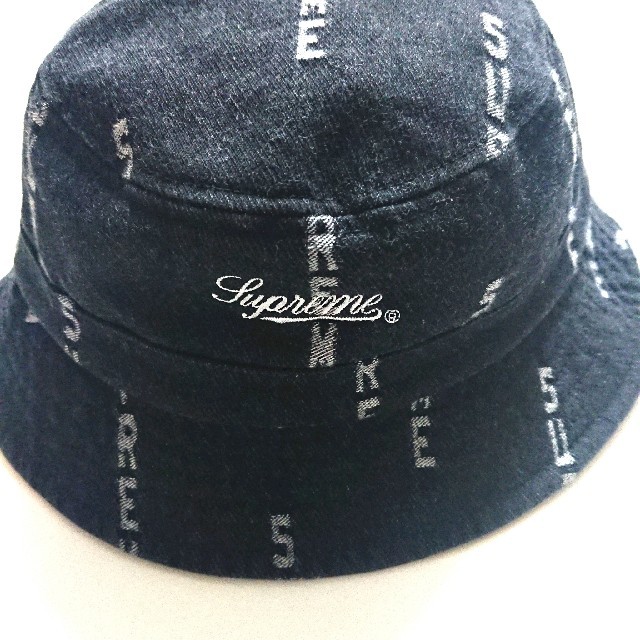 Supreme(シュプリーム)のSupreme Jacquard Denim Crusher メンズの帽子(ハット)の商品写真