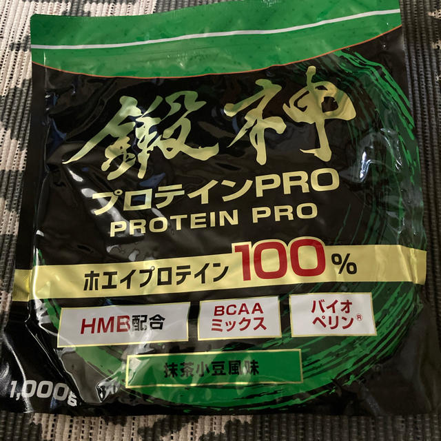 鍛神プロテインプロ ホエイプロテイン抹茶小豆風味 HMB 1kg