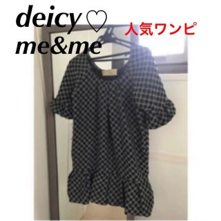 デイシーミー(deicy me)のdeicy  me&me couture デイシーミー　花柄ワンピース(ミニワンピース)