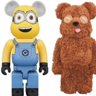 メディコムトイ(MEDICOM TOY)のベアブリック ミニオンズ BE@RBRICK TIM 400％ BOB 400％(その他)