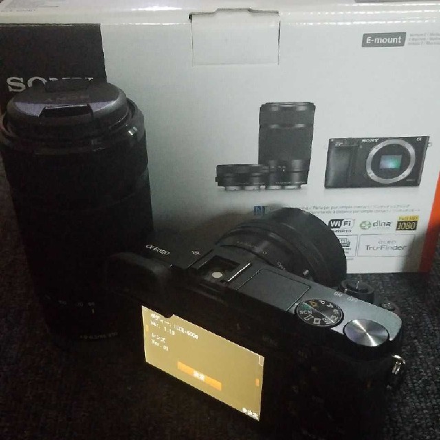 SONY(ソニー)のα6000　ダブルレンズキット　 スマホ/家電/カメラのカメラ(ミラーレス一眼)の商品写真