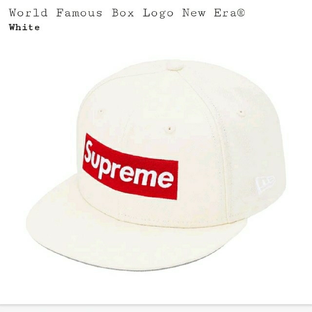 Supreme(シュプリーム)のSupreme World Famous Box Logo New Era メンズの帽子(キャップ)の商品写真