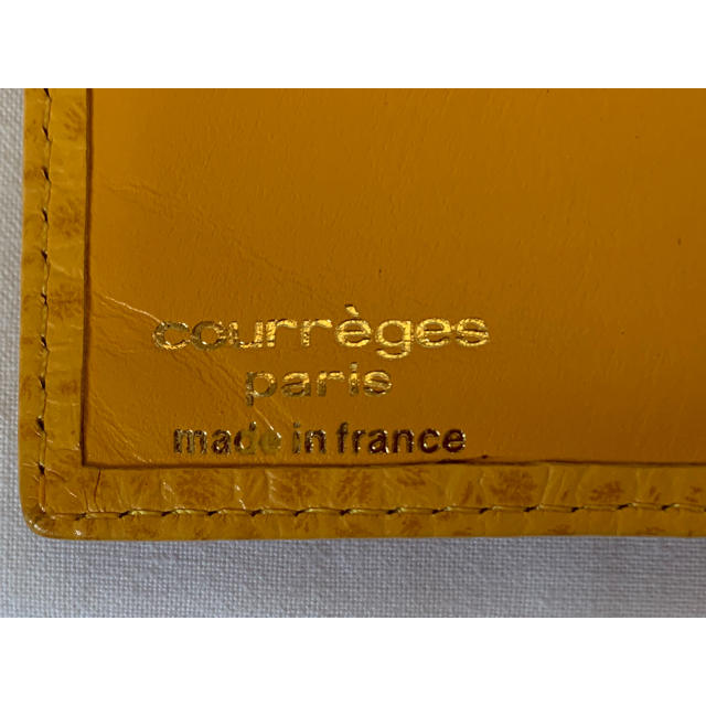 Courreges(クレージュ)のクレージュ長財布　黄色系 レディースのファッション小物(財布)の商品写真