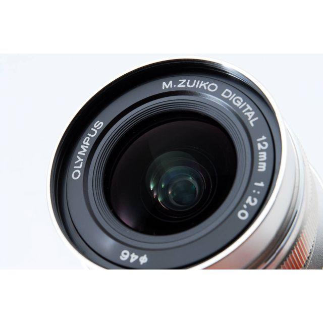 OLYMPUS(オリンパス)のオリンパスDIGITAL ED 12mm F2.0 ライカマウントアダプター付  スマホ/家電/カメラのカメラ(レンズ(単焦点))の商品写真