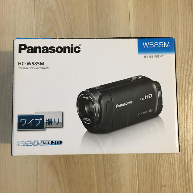 Panasonic(パナソニック)のPanasonic W585M デジタルハイビジョンビデオカメラ スマホ/家電/カメラのカメラ(ビデオカメラ)の商品写真