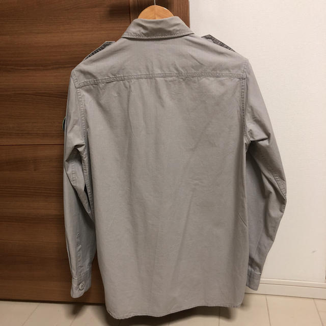 【美品】☆A BATHING APE ワッペン付き 長袖ミリタリーシャツ
