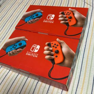 ニンテンドースイッチ(Nintendo Switch)のニンテンドースイッチ2台　新品未開封(家庭用ゲーム機本体)