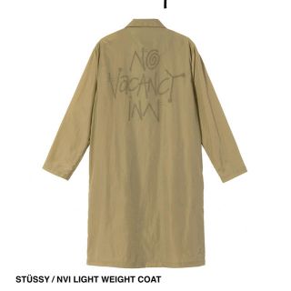 ステューシー(STUSSY)のstussy×no vacancy inn LIGHT WEIGHT COAT(ステンカラーコート)