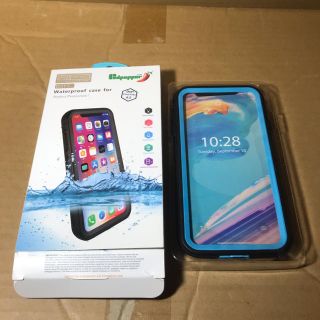 レッドペッパー(REDPEPPER)のレッドペッパー　iPhone Xs Max 6.5 防水　防雪　防塵　ケース水色(iPhoneケース)