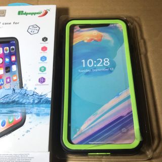 レッドペッパー(REDPEPPER)のレッドペッパー　iPhone Xs Max 6.5 防水　防塵　防雪ケース　黄緑(iPhoneケース)