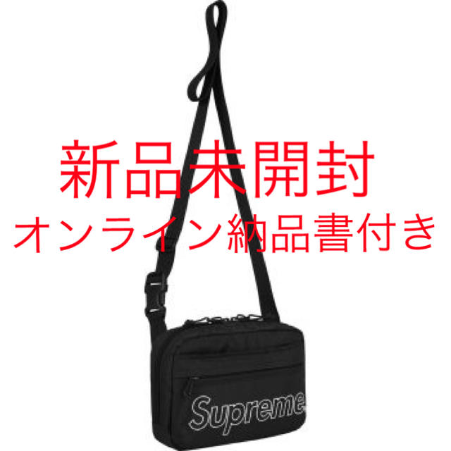 Supreme shoulder bag black 18AW 18FW