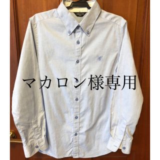 コムサイズム(COMME CA ISM)のコムサイズム　150  長袖シャツ　水色(ブラウス)