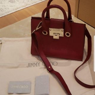 ジミーチュウ(JIMMY CHOO)のパトリア様専用☆ジミーチュウ　ライリーバック　ボルドー　 RILEY(ショルダーバッグ)