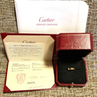 カルティエ(Cartier)のカルティエ ミニ ラブリング ウェディング イエローゴールド 6号(リング(指輪))