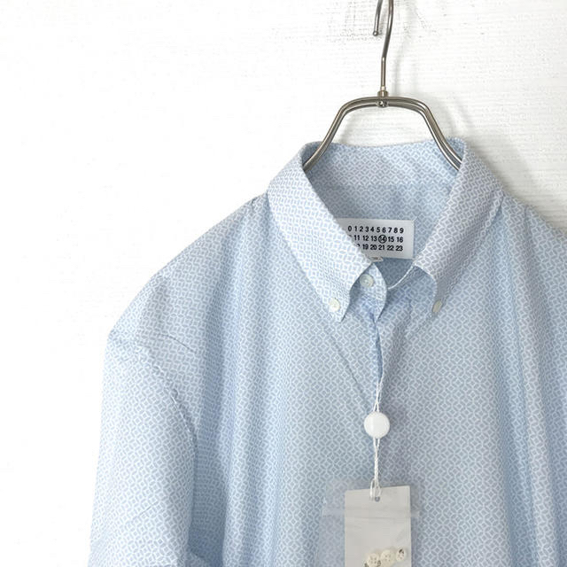 新品メゾンマルジェラ 2019ss fake button hall shirt | フリマアプリ ラクマ
