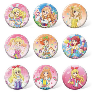 アイカツ！ 缶バッジ 9個セット(バッジ/ピンバッジ)